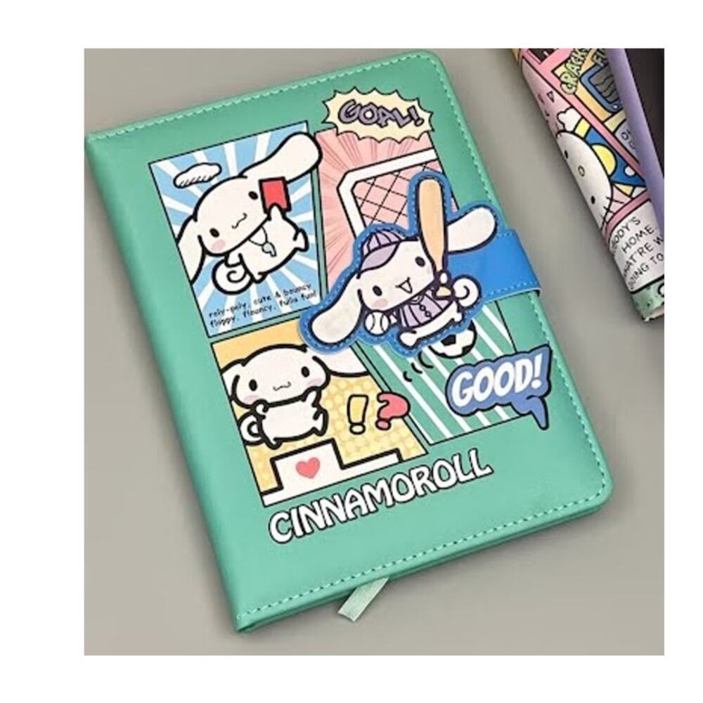 #6787  - Cinnamoroll B5 padded hardcover, magnetic closure notebook